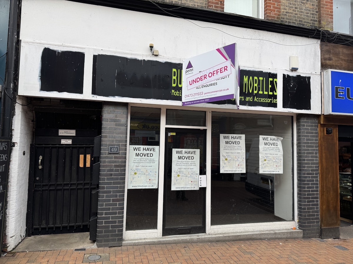 The former Time2Vape unit at 49 Buttermarket is set to become a new restaurant later this year